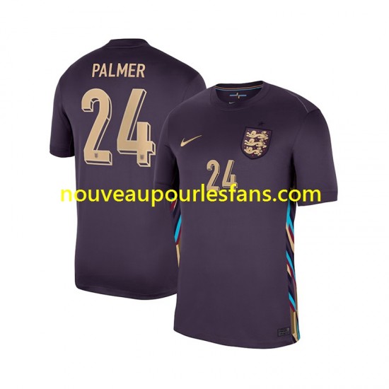 Maillot Angleterre Cole Palmer 24 Homme Tenue Extérieur 2024 Manche Courte