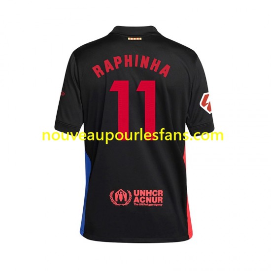 Maillot FC Barcelone RAPHINHA 11 Homme Tenue 3ème 2024-2025 Manche Courte