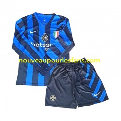 Maillot Inter Milan Enfant Tenue Domicile 2024-2025 Manche Longue