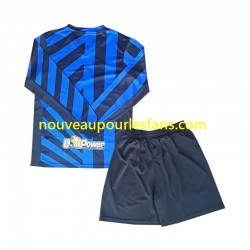 Maillot Inter Milan Enfant Tenue Domicile 2024-2025 Manche Longue