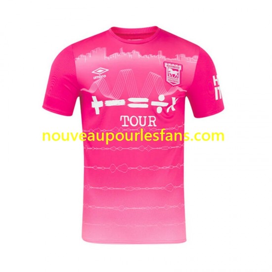 Maillot Ipswich Town Homme Tenue 3ème 2024-2025 Manche Courte