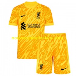 Maillot Liverpool Gardien Enfant Tenue 4ème 2024-2025 Manche Courte