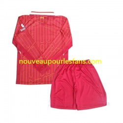 Maillot Liverpool Enfant Tenue Domicile 2024-2025 Manche Longue