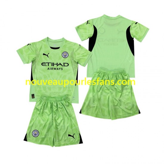 Maillot Manchester City 2 Gardien Enfant Tenue 4ème 2024-2025 Manche Courte