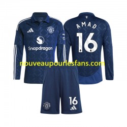 Maillot Manchester United Amad 16 Enfant Tenue Domicile 2024-2025 Manche Longue