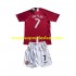 Maillot Manchester United Cristiano Ronaldo 7 Champion League 2007 Rétro Enfant Tenue Domicile Manche Courte