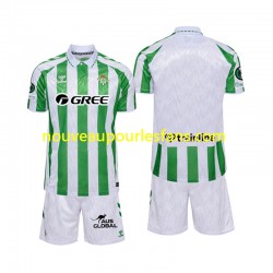 Maillot Real Betis Enfant Tenue Domicile 2024-2025 Manche Courte