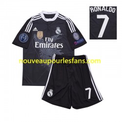 Maillot Real Madrid Cristiano Ronaldo 7 2014 Rétro Enfant Tenue 3ème Manche Courte
