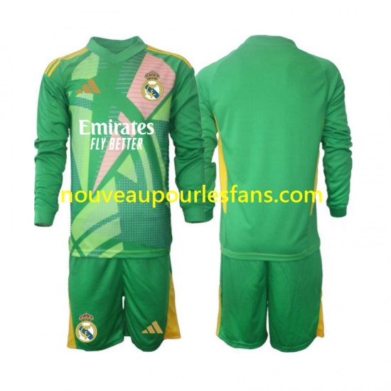 Maillot Real Madrid Gardien Enfant Tenue 3ème 2024-2025 Manche Longue