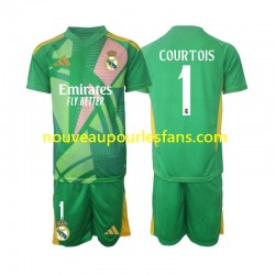 Maillot Real Madrid Thibaut Courtois 1 Gardien Enfant Tenue 3ème 2024-2025 Manche Courte