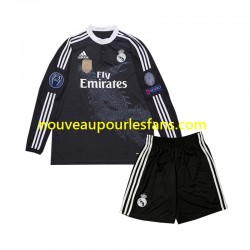 Maillot Real Madrid 2014 Rétro Enfant Tenue 3ème Manche Longue