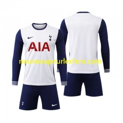 Maillot Tottenham Spurs Enfant Tenue Domicile 2024-2025 Manche Longue