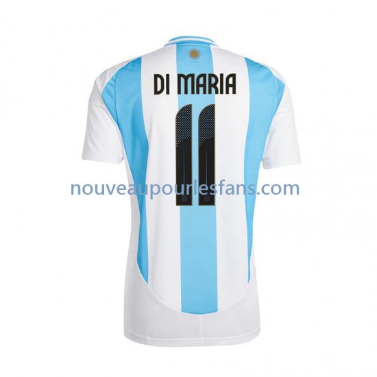 Maillot Argentine Di Maria 11 Homme Tenue Domicile 2024 Manche Courte