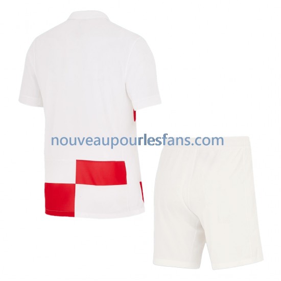 Maillot Croatie Enfant Tenue Domicile Euro 2024 Manche Courte