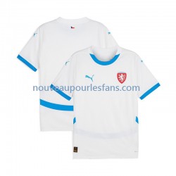Maillot Tchéquie Homme Tenue Extérieur Euro 2024 Manche Courte