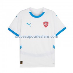 Maillot Tchéquie Homme Tenue Extérieur Euro 2024 Manche Courte