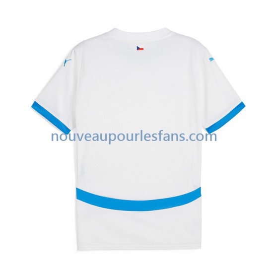 Maillot Tchéquie Homme Tenue Extérieur Euro 2024 Manche Courte