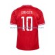 Maillot Danemark Eriksen 10 Homme Tenue Domicile Euro 2024 Manche Courte