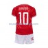 Maillot Danemark Eriksen 10 Enfant Tenue Domicile Euro 2024 Manche Courte