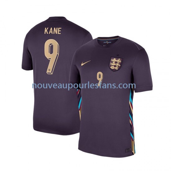 Maillot Angleterre Harry Kane 9 Homme Tenue Extérieur Euro 2024 Manche Courte