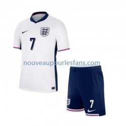 Maillot Angleterre SAKA 7 Enfant Tenue Domicile Euro 2024 Manche Courte