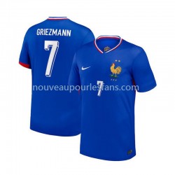 Maillot France Antoine Griezmann 7 Homme Tenue Domicile Euro 2024 Manche Courte