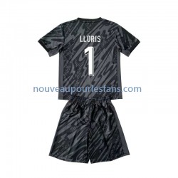 Maillot France Hugo Lloris 1 Gardien Enfant Tenue Extérieur Euro 2024 Manche Courte