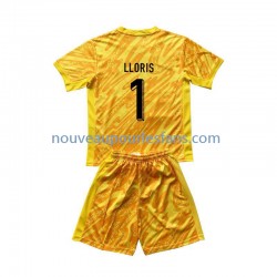 Maillot France Hugo Lloris 1 Gardien Enfant Tenue Domicile Euro 2024 Manche Courte