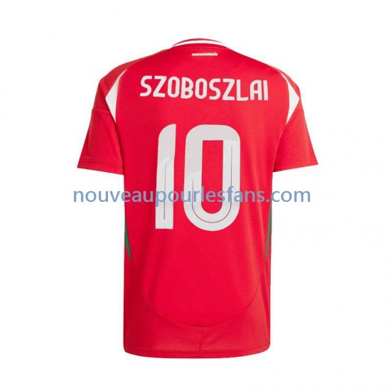 Maillot Hongrie Dominik Szoboszlai 10 Homme Tenue Domicile Euro 2024 Manche Courte