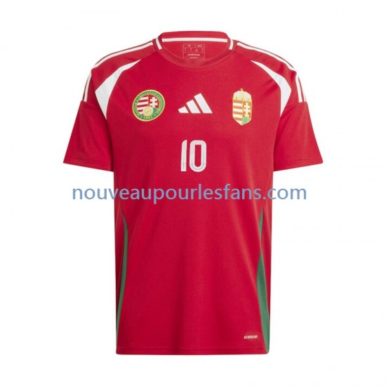 Maillot Hongrie Dominik Szoboszlai 10 Homme Tenue Domicile Euro 2024 Manche Courte