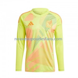 Maillot Mexique Gardien Homme Tenue Extérieur Euro 2024 Manche Longue