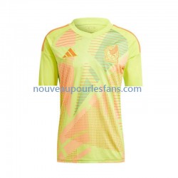 Maillot Mexique Gardien Homme Tenue Extérieur Euro 2024 Manche Courte