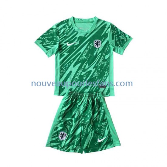 Maillot Pays-Bas Gardien Enfant Tenue Domicile Euro 2024 Manche Courte