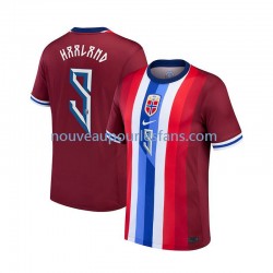 Maillot Norvège Haaland 9 Homme Tenue Domicile 2024 Manche Courte