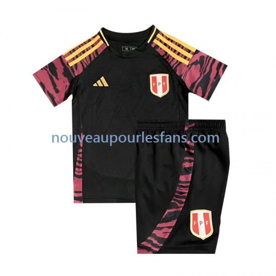Maillot Pérou Enfant Tenue Extérieur 2024 Manche Courte