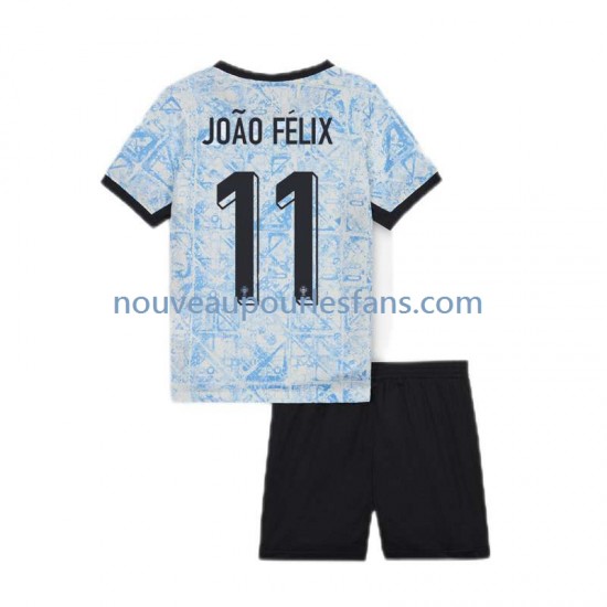 Maillot Portugal Joao Felix 11 Enfant Tenue Extérieur Euro 2024 Manche Courte