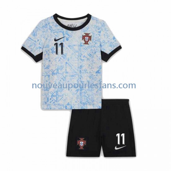 Maillot Portugal Joao Felix 11 Enfant Tenue Extérieur Euro 2024 Manche Courte