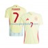 Maillot Espagne Alvaro Morata 7 Homme Tenue Extérieur Euro 2024 Manche Courte