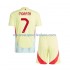 Maillot Espagne Alvaro Morata 7 Enfant Tenue Extérieur Euro 2024 Manche Courte