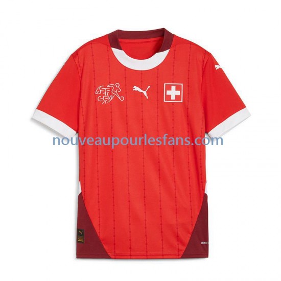 Maillot Suisse Homme Tenue Domicile Euro 2024 Manche Courte