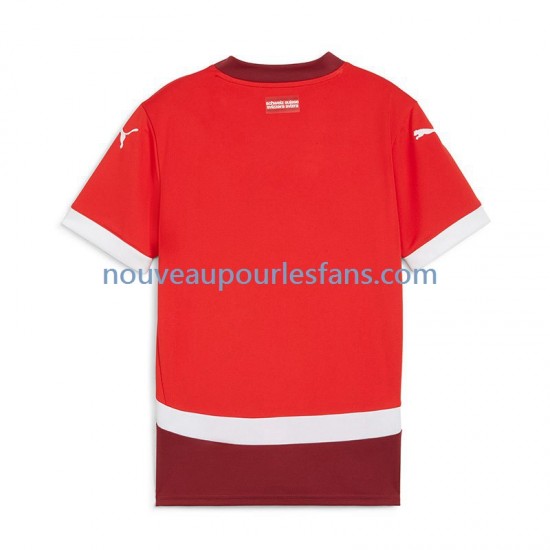Maillot Suisse Homme Tenue Domicile Euro 2024 Manche Courte