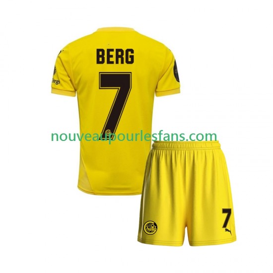 Maillot FK Bodø/Glimt Patrick Berg 7 Enfant Tenue Domicile 2025 Manche Courte