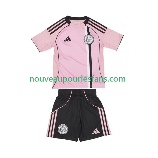 Maillot Leicester City Enfant Tenue 3ème 2025-2026 Manche Courte