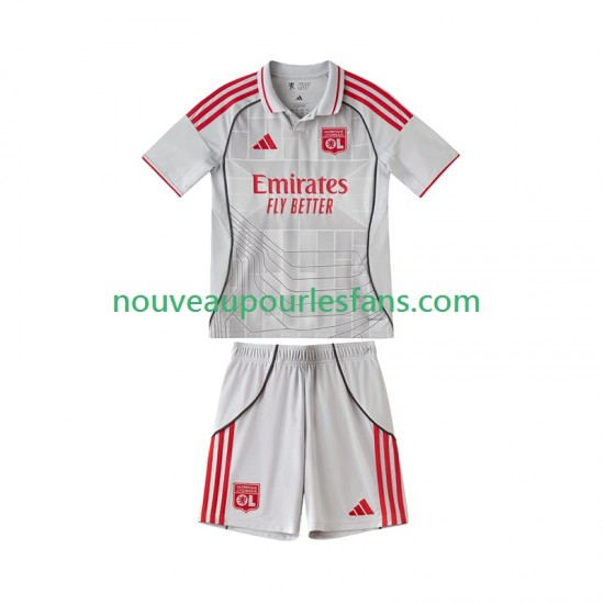 Maillot Olympique Lyonnais Enfant Tenue 3ème 2025-2026 Manche Courte