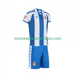 Maillot RCD Espanyol Enfant Tenue Domicile 2025-2026 Manche Courte