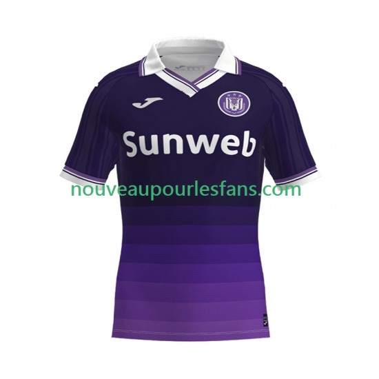 Maillot RSC Anderlecht Homme Tenue Domicile 2025-2026 Manche Courte