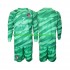 Maillot Atlético Madrid Green color Gardien Enfant Tenue Extérieur 2023-2024 Manche Longue