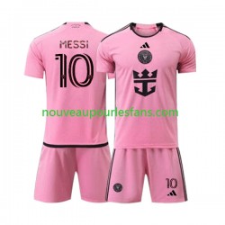 Maillot InterMiami Lionel Messi 10 Enfant Tenue Domicile 2024 Manche Courte