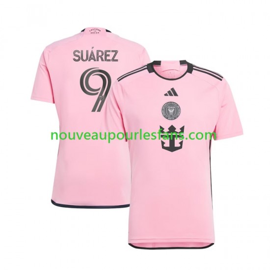 Maillot InterMiami Suárez Luis 9 Homme Tenue Domicile 2024 Manche Courte