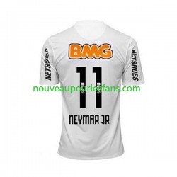 Maillot Santos FC Neymar JR 11 -2012 Rétro Homme Tenue Domicile 2011 Manche Courte